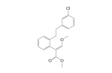 Benzeneacetic acid, 2-[2-(3-chlorophenyl)ethyl]-alpha-(methoxymethylene)-, methyl ester