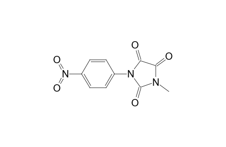 Imidazolidinetrione, methyl(4-nitrophenyl)-