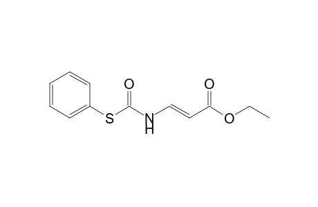 Ethyl (E)-3-(phenylsulfanylcarbonylamino)prop-2-enoate