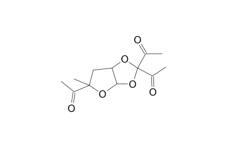 1,1',1''-(5-methyltetrahydrofuro[2,3-d][1,3]dioxole-2,2,5-triyl)triethanone