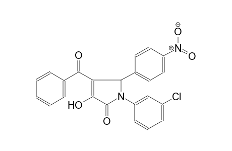 2H-pyrrol-2-one, 4-benzoyl-1-(3-chlorophenyl)-1,5-dihydro-3-hydroxy-5-(4-nitrophenyl)-