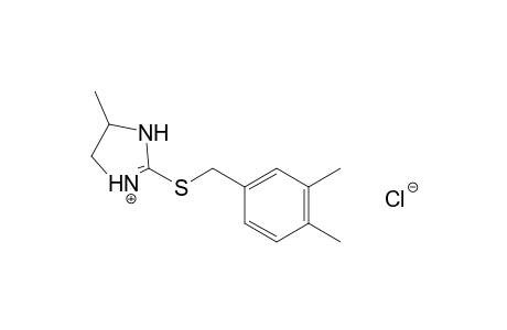 2-[(3,4-dimethylbenzyl)thio]-4-methyl-2-imidazoline, monohydrochloride