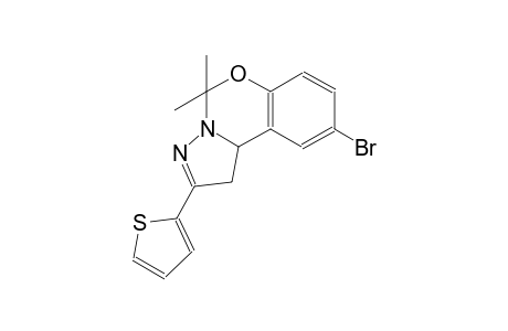 pyrazolo[1,5-c][1,3]benzoxazine, 9-bromo-1,10b-dihydro-5,5-dimethyl-2-(2-thienyl)-