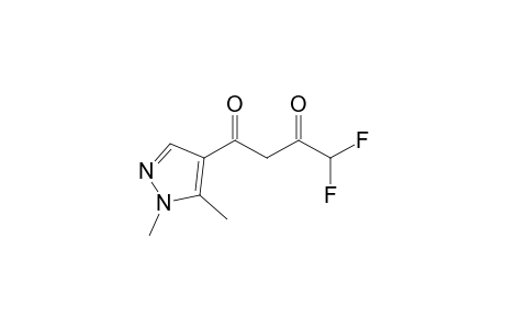 4,4-Difluro-1-(1,5-dimethyl-1H-pyrazol-4-yl)butane-1,3-dione
