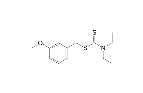 N,N-diethylcarbamodithioate (3-methoxybenzyl) ester