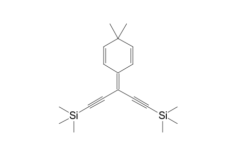 [3-(4,4-dimethyl-1-cyclohexa-2,5-dienylidene)-5-trimethylsilylpenta-1,4-diynyl]-trimethylsilane