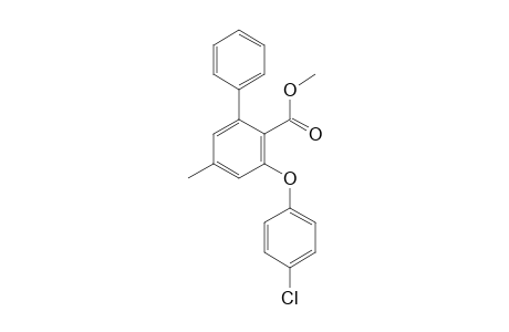 Methyl 3-(4-chlorophenoxy)-5-methylbiphenyl-2-carboxylate