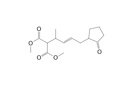 2-[(E)-4-(2-ketocyclopentyl)-1-methyl-but-2-enyl]malonic acid dimethyl ester