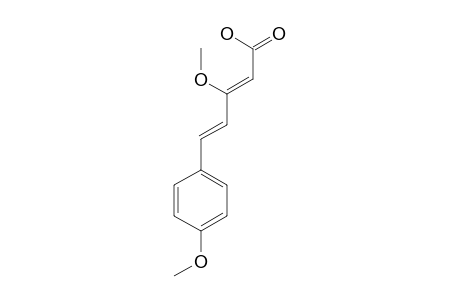 3-METHOXY-5-(PARA-METHOXYPHENYL)-2,4-PENTADIENSAEURE
