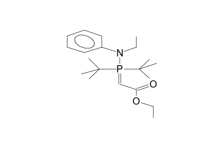 ETHOXYCARBONYLMETHYLENEDI(TERT-BUTYL)-N-ETHYL-N-PHENYLAMINOPHOSPHORANE