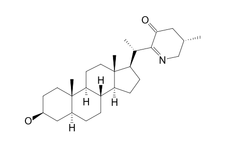 23-OXOSOLACONGESTIDINE=(25R)-22,26-EPIMINO-3-BETA-HYDROXY-5-ALPHA-CHOLEST-22(N)-EN-23-ONE