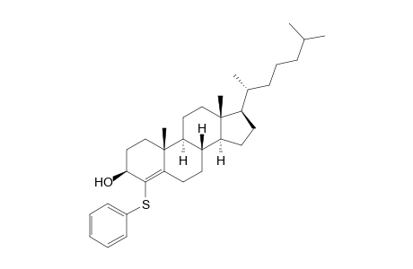 (3S,8S,9S,10R,13R,14S,17R)-10,13-dimethyl-17-[(2R)-6-methylheptan-2-yl]-4-(phenylthio)-2,3,6,7,8,9,11,12,14,15,16,17-dodecahydro-1H-cyclopenta[a]phenanthren-3-ol