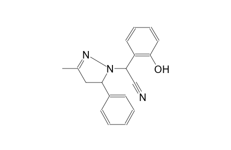 1H-pyrazole-1-acetonitrile, 4,5-dihydro-alpha-(2-hydroxyphenyl)-3-methyl-5-phenyl-