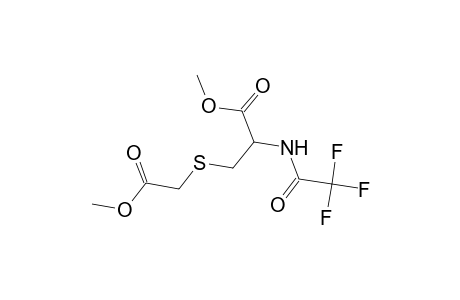 L-Cysteine, S-(2-methoxy-2-oxoethyl)-N-(trifluoroacetyl)-, methyl ester