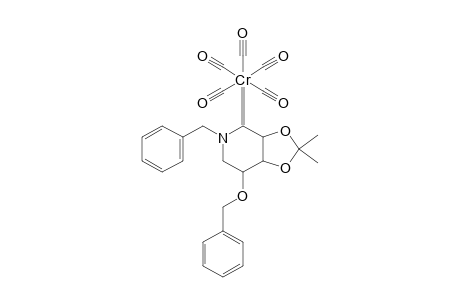 PENTACARBONYL-[4-O-BENZYL-1,5-(BENZYLIMINO)-1,5-DIDEOXY-2,3-O-ISOPROPYLIDENE-D-RIBO-PYRANOSYLIDENE]-CHROMIUM