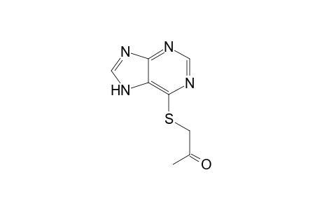 1-(7H-purin-6-ylthio)propan-2-one