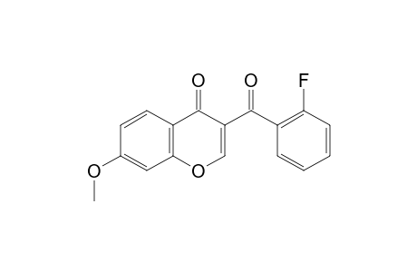 3-(2-fluorobenzoyl)-7-methoxy-4H-chromen-4-one