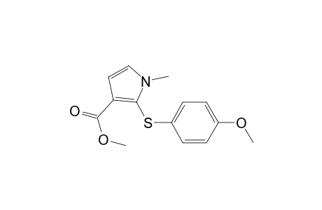 Methyl 2-(4'-methoxyphenylthio)-1-methyl-3-pyrrolecarboxylate