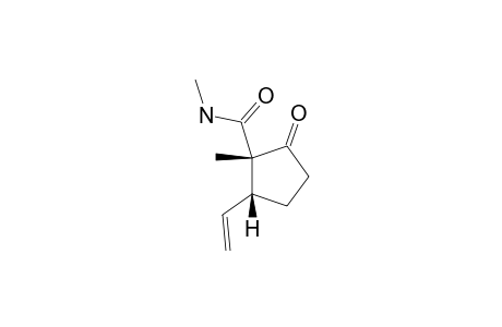 (CIS)-N,1-DIMETHYL-2-OXO-5-VINYL-CYCLOPENTANE-1-CARBOXAMIDE