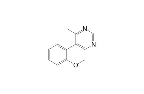 5-(2-Methoxyphenyl)-4-methylpyrimidine