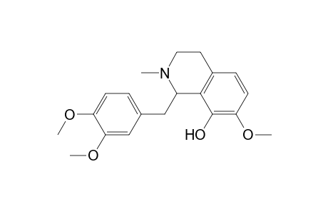 1-[(3,4-dimethoxyphenyl)methyl]-7-methoxy-2-methyl-3,4-dihydro-1H-isoquinolin-8-ol
