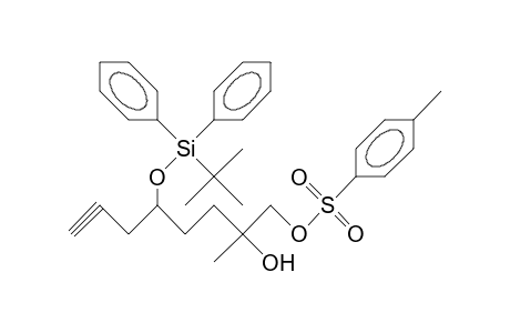 5-tert-Butyldiphenylsilyloxy-2-hydroxy-2-methyl-oct-7-yn-1-yl toluene-P-sulfonate