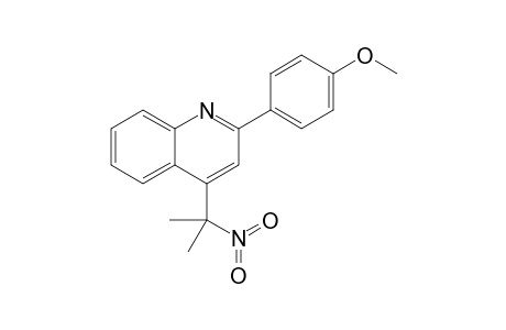 2-(4'-Methoxyphenyl)-4-[1"-nitro-1"-methylethyl]-quinoline