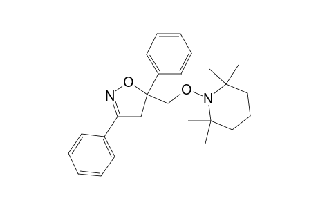 3,5-Diphenyl-5-(((2,2,6,6-tetramethylpiperidin-1-yl)oxy)methyl)-4,5-dihydroisoxazole