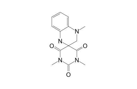 1,2,3,4-TETRAHYDRO-4-METHYLQUINOXALINE-2-SPIRO-5'-(HEXAHYDRO-1',3'-DIMETHYL-2',4',6'-TRIOXOPYRIMIDINE)