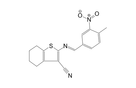 2-{[(E)-(4-methyl-3-nitrophenyl)methylidene]amino}-4,5,6,7-tetrahydro-1-benzothiophene-3-carbonitrile