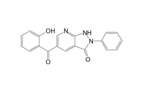 5-(2-Hydroxybenzoyl)-2-phenylpyrazolo[3,4-b]pyridin-3-one