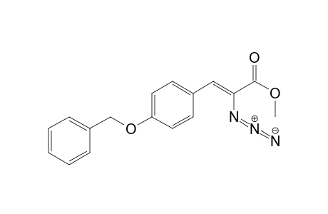 2-Propenoic acid, 2-azido-3-[4-(phenylmethoxy)phenyl]-, methyl ester