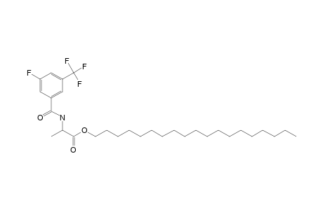 D-Alanine, N-(3-fluoro-5-trifluoromethylbenzoyl)-, nonadecyl ester