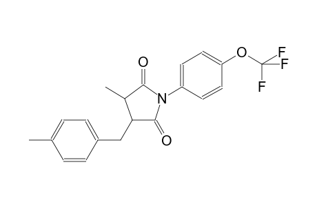3-methyl-4-(4-methylbenzyl)-1-[4-(trifluoromethoxy)phenyl]-2,5-pyrrolidinedione