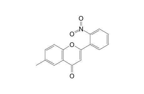 6-Methyl-2-(2-nitrophenyl)-1-benzopyran-4-one