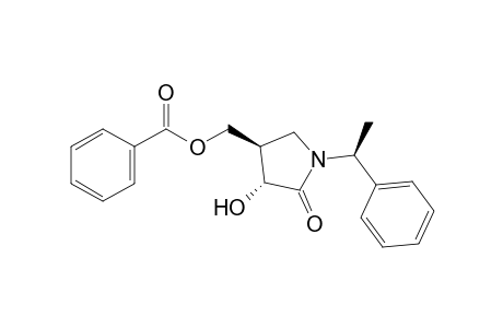 (3R,4R,1'S)-4-Benzoyloxymethyl-3-hydroxy-1-(1'-phenylethyl)pyrrolidin-2-one