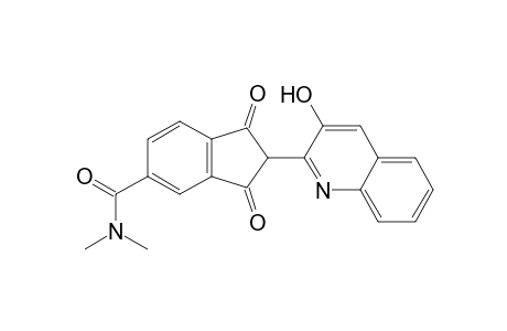 5-Dimethylcarbamyl-1,3-dioxo-2,3-dihydro-2-(3-hydroxyquinol-2-yl)indene