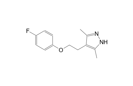 2-(3,5-dimethyl-1H-pyrazol-4-yl)ethyl 4-fluorophenyl ether