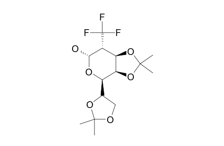 2-Deoxy-3,4:6,7-di-O-isopropylidene-2-C-(trifluoromethyl)-D-glycero-D-galacto-heptopyranose