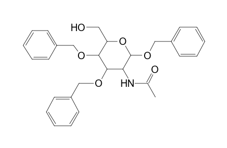 Benzyl 2-(acetylamino)-3,4-di-O-benzyl-2-deoxyhexopyranoside