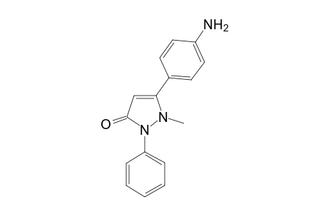 5-(4-aminophenyl)-1-methyl-2-phenyl-3-pyrazolin-3-one