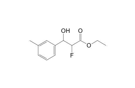 2-Fluoro-3-hydroxy-3-(3-methylphenyl)propanoic acid ethyl ester