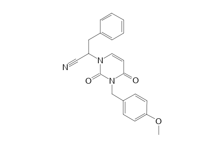3-(PARA-METHOXYBENZYL)-1-(1-CYANO-2-PHENYLETHYL)-URACIL