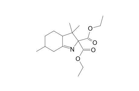 Diethyl 3,3,6-trimethyl-3,3a,4,5,6,7-hexahydro-2H-benzopyrroline-2,2-dicarboxylate