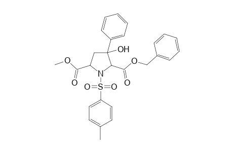 1-Benzyl 5-Methyl 3-hydroxy-3-phenyl-1-tosylpyrrolidine-1,5-dicarboxylate