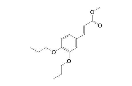 Methyl 3-(3,4-bis(N-propyl)oxyphenyl)prop-2-enoate