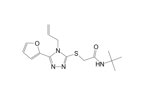2-([4-Allyl-5-(2-furyl)-4H-1,2,4-triazol-3-yl]sulfanyl)-N-(tert-butyl)acetamide