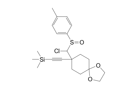 8-[Chloro(p-tolylsulfinyl)methyl]-8-[(2-trimethylsilyl)ethynyl]-1,4-dioxaspiro[4,5]decane
