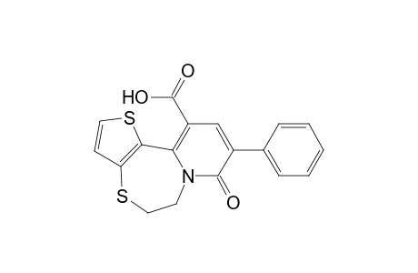 5,6-Dihydro-8-oxo-9-phenyl-8H-pyrido[1,2-d]thieno[2,3-f][1,4]thiazepine-11-carboxylic Acid