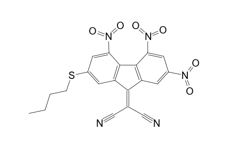 2-(2-butylsulfanyl-4,5,7-trinitro-fluoren-9-ylidene)propanedinitrile